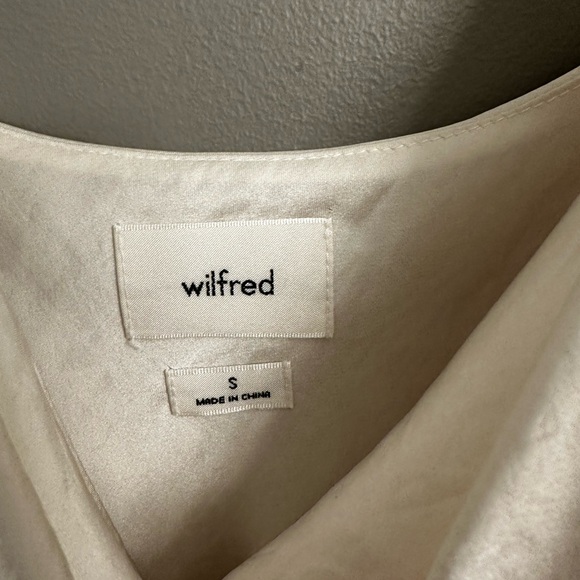 Aritzia Wilfred Only Satin Cowlneck Camisole size small - Picture 2 of 3